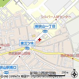 埼玉県狭山市東三ツ木457周辺の地図