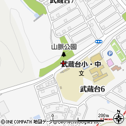 山脈公園周辺の地図