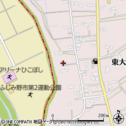 埼玉県富士見市東大久保343周辺の地図