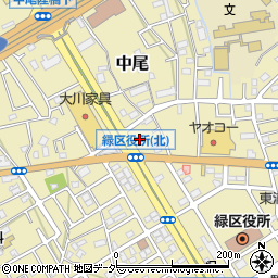 ほけんの窓口　浦和中尾店周辺の地図