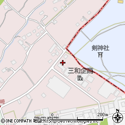 埼玉県飯能市下川崎165周辺の地図