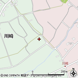 埼玉県飯能市川崎周辺の地図