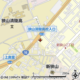 はま寿司新狭山店周辺の地図