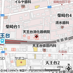 天王台消化器病院（聖和会）周辺の地図