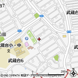 埼玉県日高市武蔵台5丁目4-8周辺の地図