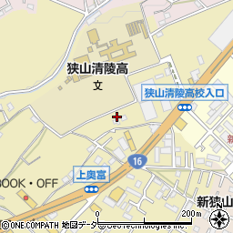 埼玉県狭山市上奥富23周辺の地図