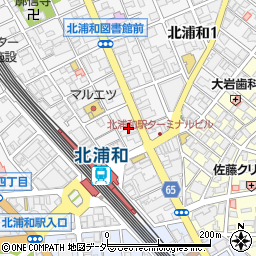 埼玉県さいたま市浦和区北浦和3丁目5周辺の地図