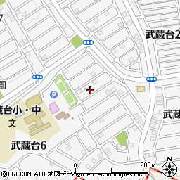 埼玉県日高市武蔵台5丁目4-6周辺の地図