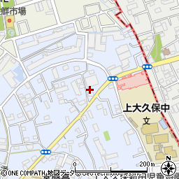埼玉県さいたま市桜区上大久保375周辺の地図