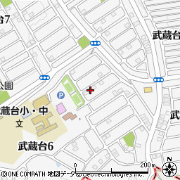 埼玉県日高市武蔵台5丁目4-10周辺の地図