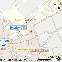 埼玉県狭山市東三ツ木462周辺の地図