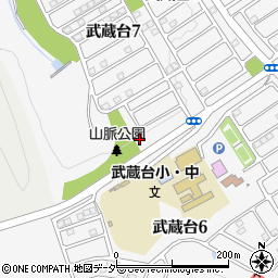 埼玉県日高市武蔵台7丁目19-8周辺の地図