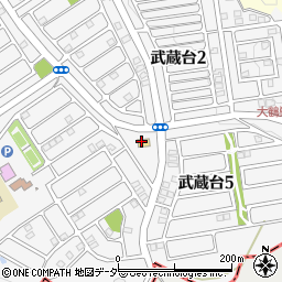 埼玉県日高市武蔵台5丁目398-1周辺の地図