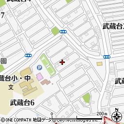 埼玉県日高市武蔵台5丁目4-11周辺の地図