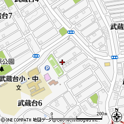 埼玉県日高市武蔵台5丁目3-8周辺の地図