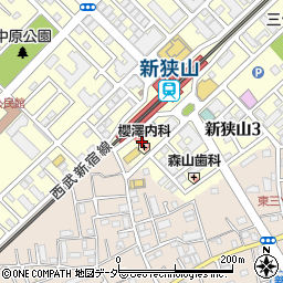 櫻澤医院周辺の地図