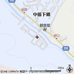 埼玉県飯能市中藤下郷705-23周辺の地図