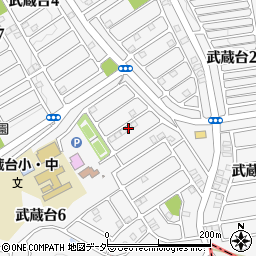 埼玉県日高市武蔵台5丁目4-12周辺の地図