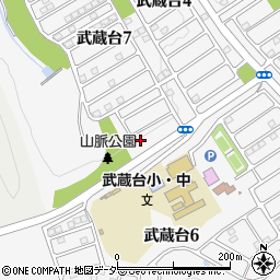 埼玉県日高市武蔵台7丁目19-9周辺の地図