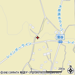 山梨県北杜市大泉町谷戸4327周辺の地図