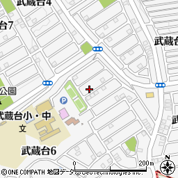 埼玉県日高市武蔵台5丁目3-7周辺の地図