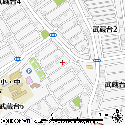 埼玉県日高市武蔵台5丁目4-3周辺の地図