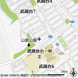 埼玉県日高市武蔵台7丁目19周辺の地図