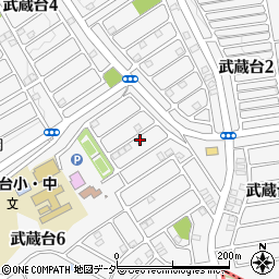 埼玉県日高市武蔵台5丁目4-13周辺の地図