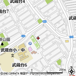 埼玉県日高市武蔵台5丁目3-9周辺の地図