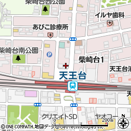 千葉銀行天王台支店周辺の地図