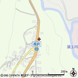 山梨県北杜市高根町長澤427周辺の地図