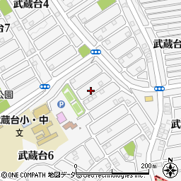 埼玉県日高市武蔵台5丁目3-6周辺の地図