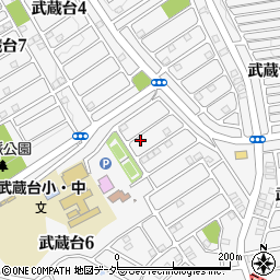 埼玉県日高市武蔵台5丁目3-10周辺の地図