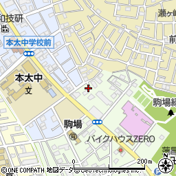 埼玉県さいたま市浦和区駒場2丁目7周辺の地図