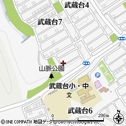 埼玉県日高市武蔵台7丁目18-7周辺の地図