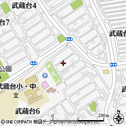 埼玉県日高市武蔵台5丁目3-11周辺の地図
