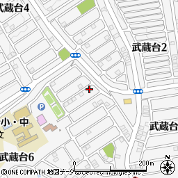 埼玉県日高市武蔵台5丁目4-15周辺の地図