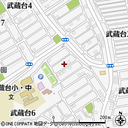 埼玉県日高市武蔵台5丁目3周辺の地図