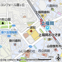 なか卯上福岡店周辺の地図