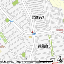 埼玉県日高市武蔵台3丁目29-21周辺の地図