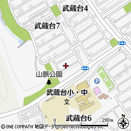 埼玉県日高市武蔵台7丁目18-5周辺の地図