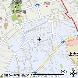 埼玉県さいたま市桜区上大久保362-1周辺の地図