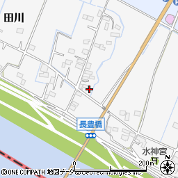 茨城県稲敷郡河内町田川940周辺の地図