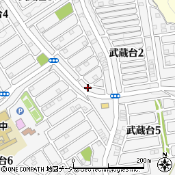 埼玉県日高市武蔵台3丁目27-3周辺の地図