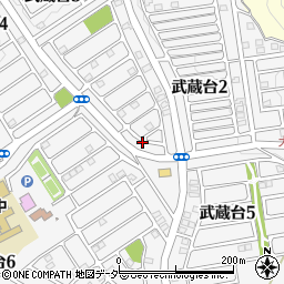 埼玉県日高市武蔵台3丁目27周辺の地図