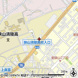 すき家１６号狭山上奥富店周辺の地図