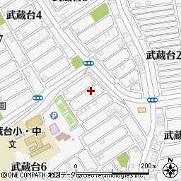 埼玉県日高市武蔵台5丁目3-14周辺の地図
