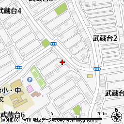 埼玉県日高市武蔵台5丁目3-1周辺の地図