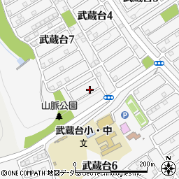 埼玉県日高市武蔵台7丁目18-3周辺の地図