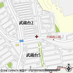 埼玉県日高市武蔵台2丁目17-7周辺の地図